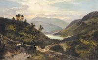 Percy, Sidney Richard - The Path Down to the Lake North Wales